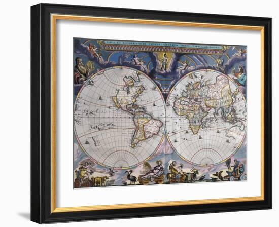 Nova et Accuratissima Totius-Joan Blaeu-Framed Giclee Print