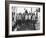 Nova Scotia Fishermen Gathering for a Picture While at Sea Off Grand Banks-Peter Stackpole-Framed Photographic Print