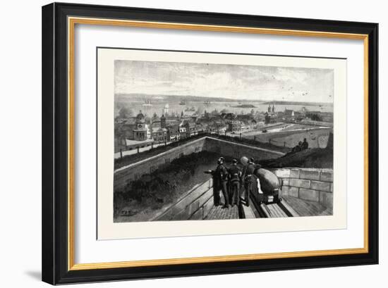 Nova Scotia, Halifax, from Citadel, Canada, Nineteenth Century-null-Framed Giclee Print