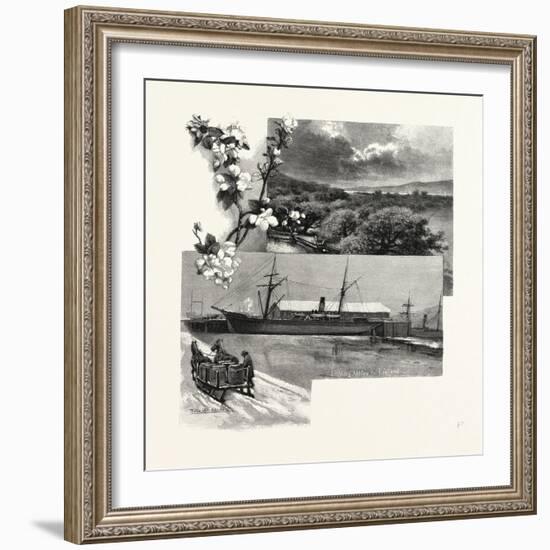 Nova Scotia, in the Annapolis Valley, Canada, Nineteenth Century-null-Framed Giclee Print