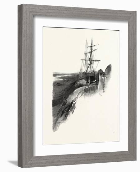 Nova Scotia, Low Tide, Windsor, Canada, Nineteenth Century-null-Framed Giclee Print