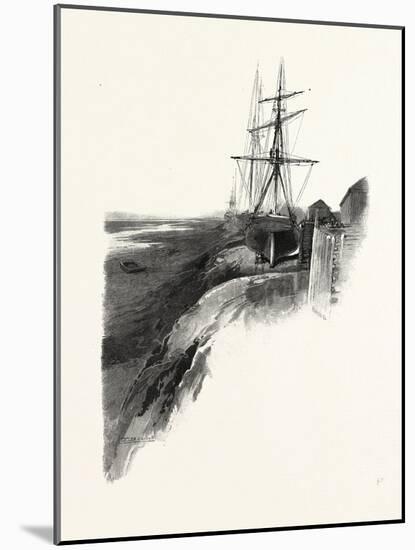 Nova Scotia, Low Tide, Windsor, Canada, Nineteenth Century-null-Mounted Giclee Print