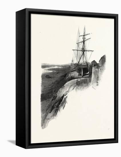 Nova Scotia, Low Tide, Windsor, Canada, Nineteenth Century-null-Framed Premier Image Canvas