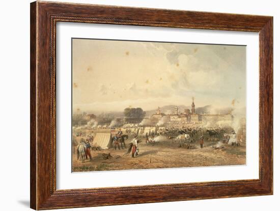 Novara, the Field of African Hunters, 1860-Carlo Bossoli-Framed Giclee Print