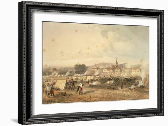 Novara, the Field of African Hunters, 1860-Carlo Bossoli-Framed Giclee Print