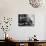 Novelist and Script Writer William Faulkner Smoking a Pipe at His Desk at Warner Brothers Studios-null-Premium Photographic Print displayed on a wall