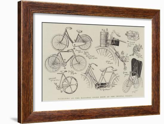 Novelties at the National Cycle Show at the Crystal Palace-null-Framed Giclee Print