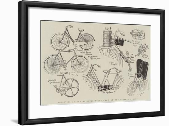 Novelties at the National Cycle Show at the Crystal Palace-null-Framed Giclee Print