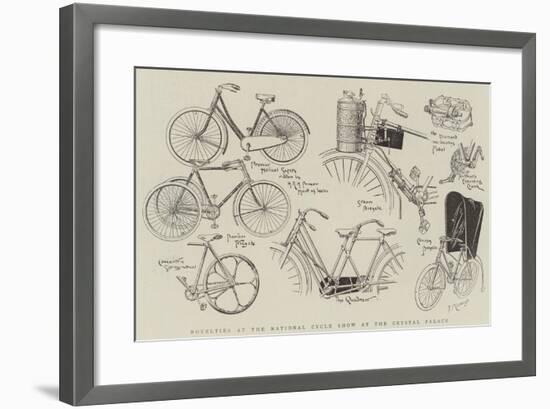 Novelties at the National Cycle Show at the Crystal Palace-null-Framed Giclee Print