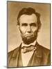 November 1863 Photograph Portrait of Abraham Lincoln-null-Mounted Photographic Print