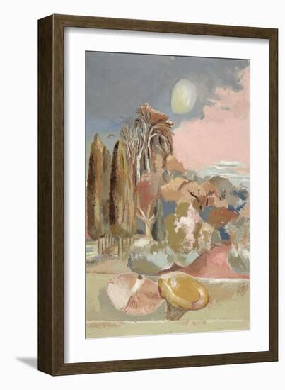 November Moon, 1942 (Oil on Canvas)-Paul Nash-Framed Giclee Print