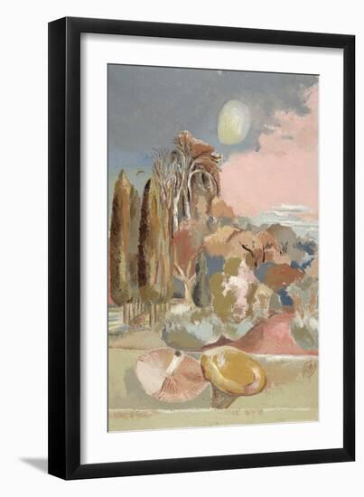 November Moon, 1942 (Oil on Canvas)-Paul Nash-Framed Giclee Print