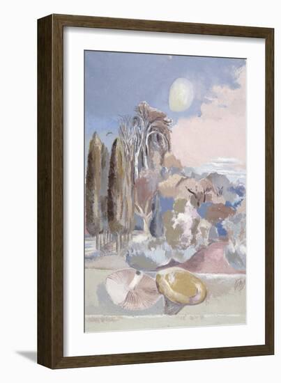 November Moon, 1942 (Oil on Canvas)-Paul Nash-Framed Giclee Print