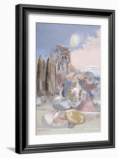 November Moon, 1942 (Oil on Canvas)-Paul Nash-Framed Giclee Print