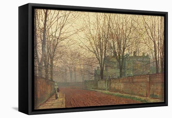 November Morning, Knostrop Hall, Leeds-John Atkinson Grimshaw-Framed Premier Image Canvas