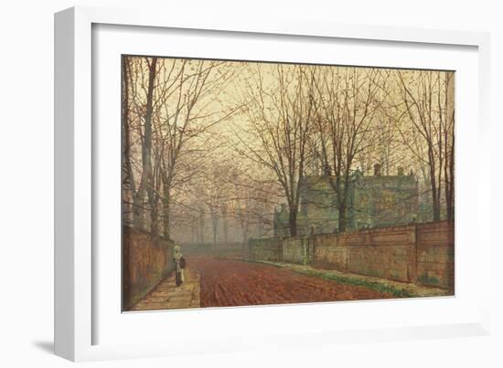 November Morning, Knostrop Hall, Leeds-John Atkinson Grimshaw-Framed Giclee Print