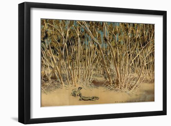 November - Virgin Scrub-Harold Sandys Williamson-Framed Giclee Print