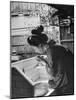 Novice Geisha Washing Her Face at a Basin-Alfred Eisenstaedt-Mounted Photographic Print