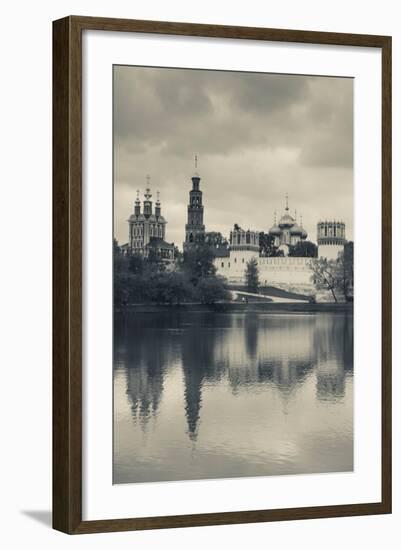 Novodevichy Monastery at Late Afternoon, Khamovniki-Area, Moscow, Russia-null-Framed Photographic Print