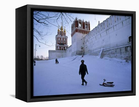 Novodevichy, Moscow, Russia-Demetrio Carrasco-Framed Premier Image Canvas