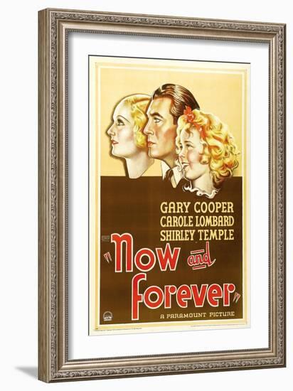 Now And Forever, 1934, Directed by Henry Hathaway-null-Framed Giclee Print