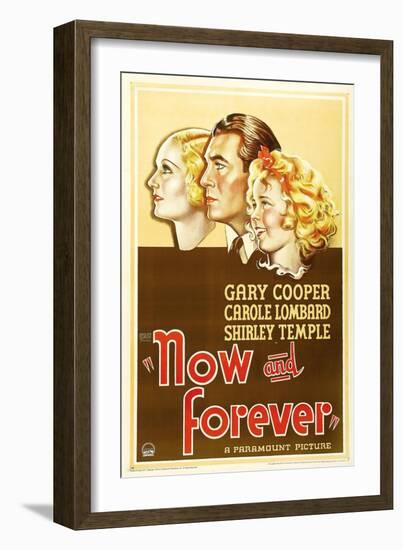 Now And Forever, 1934, Directed by Henry Hathaway-null-Framed Giclee Print