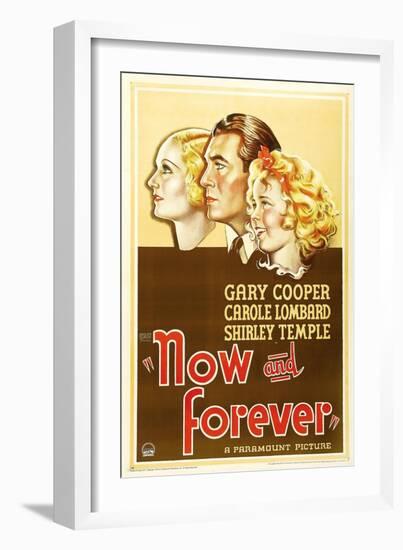 Now And Forever, 1934, Directed by Henry Hathaway-null-Framed Giclee Print