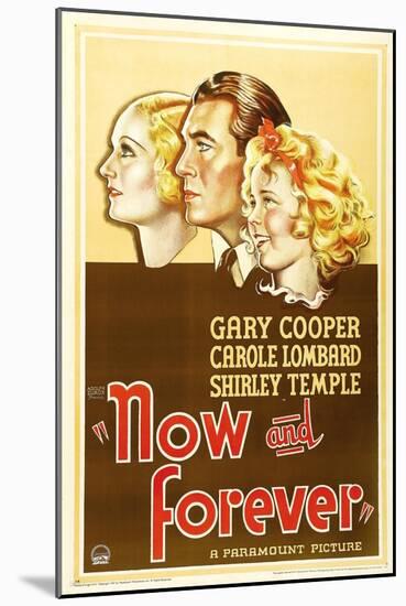 Now And Forever, 1934, Directed by Henry Hathaway-null-Mounted Giclee Print