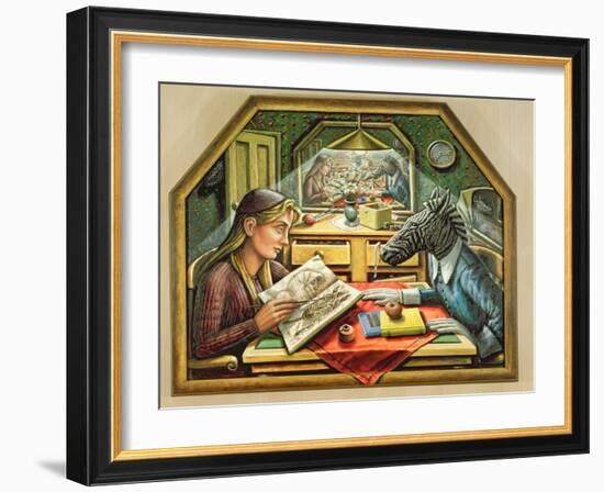 Now and Then, 1997-P.J. Crook-Framed Giclee Print