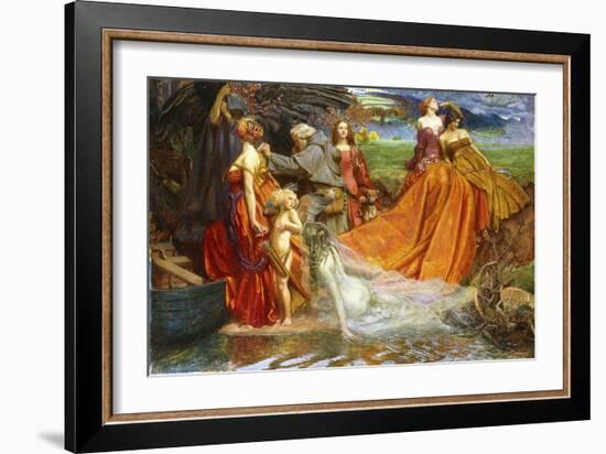 Now Is Pilgrim Year Fair Autumn's Charge'-John Byam Liston Shaw-Framed Giclee Print