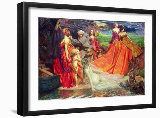 Now Is the Pilgrim Year Fair Autumn's Charge, 1904-John Byam Liston Shaw-Framed Giclee Print