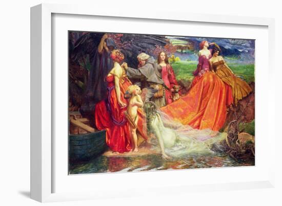 Now Is the Pilgrim Year Fair Autumn's Charge, 1904-John Byam Liston Shaw-Framed Giclee Print