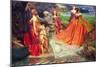 Now Is the Pilgrim Year Fair Autumn's Charge, 1904-John Byam Liston Shaw-Mounted Giclee Print