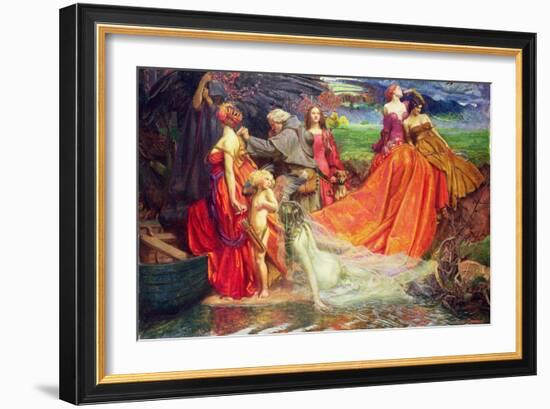 Now Is the Pilgrim Year Fair Autumn's Charge, 1904-John Byam Liston Shaw-Framed Giclee Print