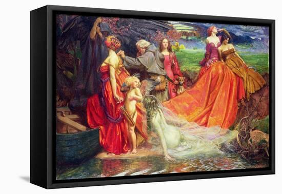 Now Is the Pilgrim Year Fair Autumn's Charge, 1904-John Byam Liston Shaw-Framed Premier Image Canvas