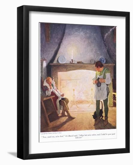 Now Mark Me Mine Host Sir Donald Said, Follow but Mine Orders and I Shall Be Your Good Lord Ever ,-Newell Convers Wyeth-Framed Giclee Print