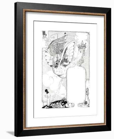 Now Mind, Mr Wind - Child Life-Richard Williams Calkins-Framed Giclee Print