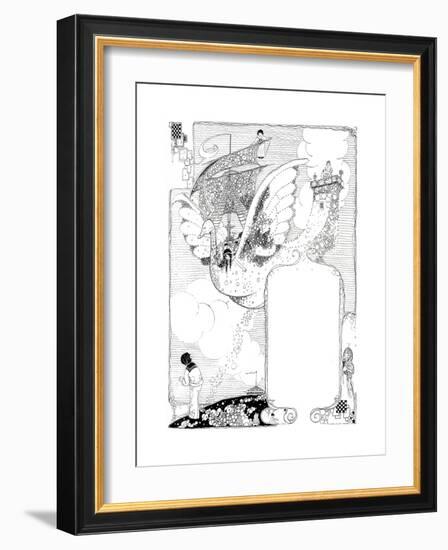 Now Mind, Mr Wind - Child Life-Richard Williams Calkins-Framed Giclee Print