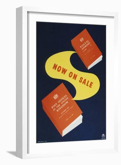 Now on Sale, 'Postal Addresses' and 'Post Offices in the United Kingdom'-null-Framed Art Print