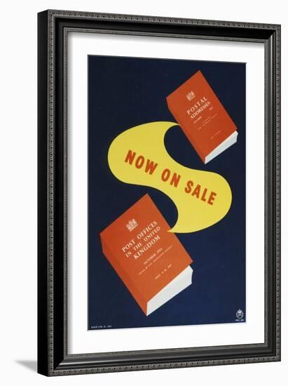 Now on Sale, 'Postal Addresses' and 'Post Offices in the United Kingdom'-null-Framed Art Print