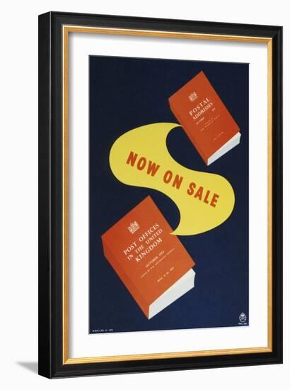 Now on Sale, 'Postal Addresses' and 'Post Offices in the United Kingdom'-null-Framed Art Print