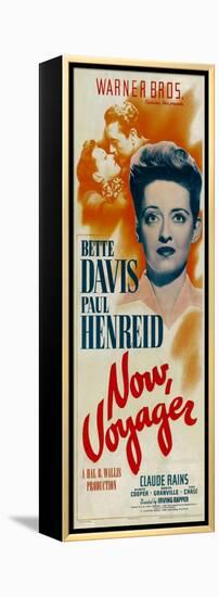 NOW, VOYAGER, top from left: Bette Davis, Paul Henreid, bottom: Bette Davis, 1942-null-Framed Stretched Canvas