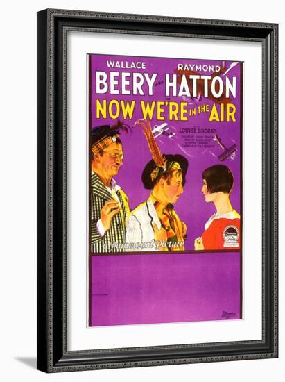 Now We're in the Air, 1927-null-Framed Art Print