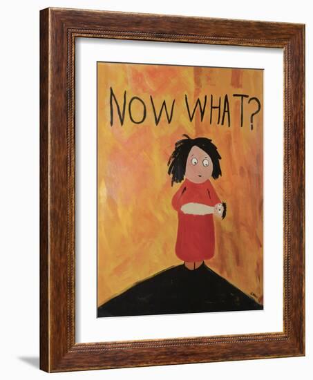 Now What-Jennie Cooley-Framed Giclee Print