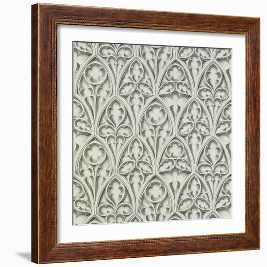 Nowton Court; Reproduction Wallpaper by Cole & Co from an Original, 1840 for Nowton Court-null-Framed Giclee Print
