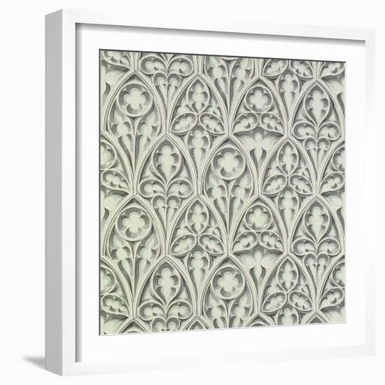 Nowton Court; Reproduction Wallpaper by Cole & Co from an Original, 1840 for Nowton Court-null-Framed Giclee Print