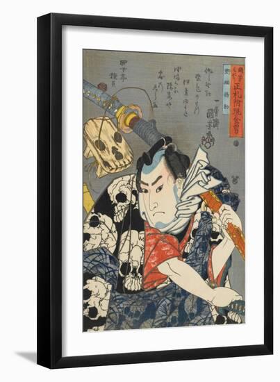Nozarashi Gosuke-Kuniyoshi Utagawa-Framed Giclee Print