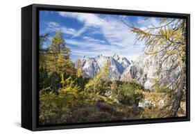 Np Berchtesgaden, View Towards Mt. Hochkalter. Germany, Berchtesgaden-Martin Zwick-Framed Premier Image Canvas