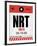 NRT Tokyo Luggage Tag 1-NaxArt-Framed Art Print