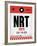 NRT Tokyo Luggage Tag 1-NaxArt-Framed Art Print